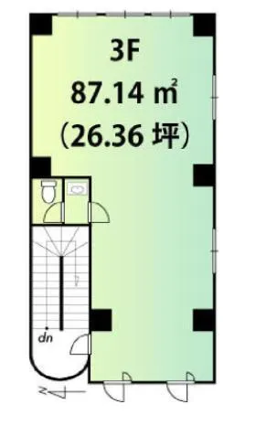 大宮109ビルの基準階図面