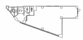池袋伊藤ビルの基準階図面