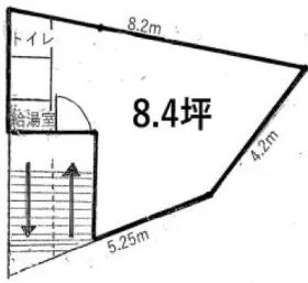寄池ビルビルの基準階図面