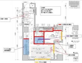 パークリュクス銀座momoビルの基準階図面