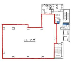 Nビルディングの基準階図面