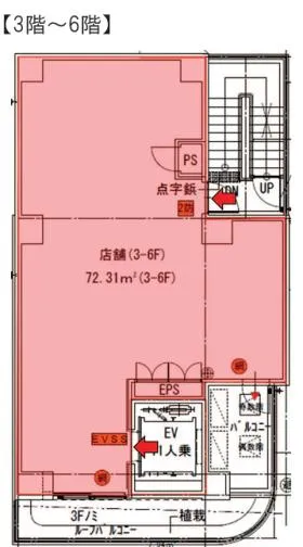 (仮称)モモキタの基準階図面