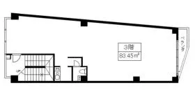 松村ビルの基準階図面