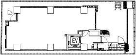 NOVEL WORK Shibadaimonビルの基準階図面