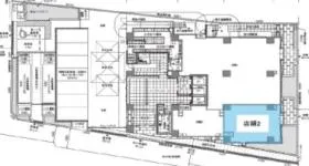 北新宿一丁目計画ビルの基準階図面
