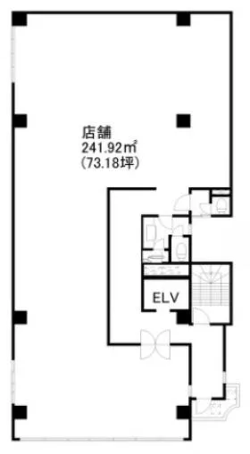 第20東ビルの基準階図面