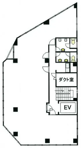 エイビス南池袋の基準階図面