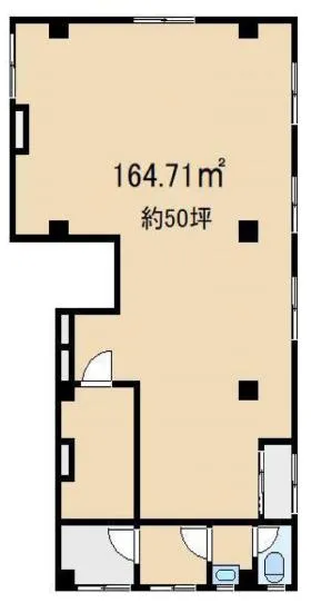 セルカデリオビルの基準階図面