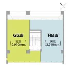 Bsquare竹下通りビルの基準階図面