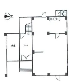 目白ジュネスビルの基準階図面