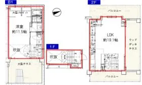 Y’sPortビルの基準階図面