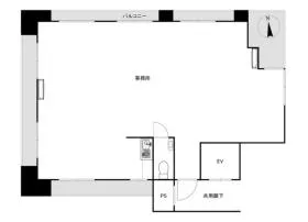 第2成光ビルの基準階図面