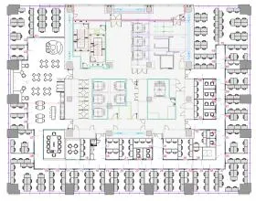 Compass Offices WTC annexの基準階図面