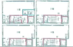 (仮称)ふくやまビルの基準階図面