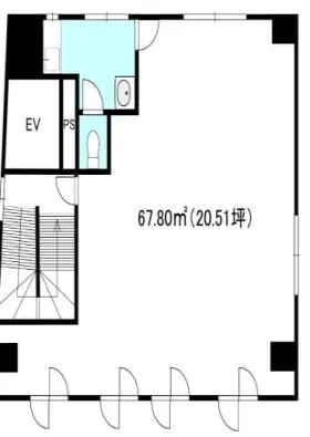 妻恋第二の基準階図面