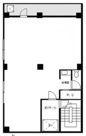 神田NKビルの基準階図面