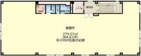 KLZビルの基準階図面