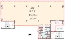 栗山ビルの基準階図面