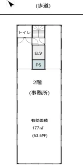匯金・本駒込ビルの基準階図面