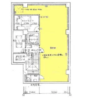ヒキタカ早稲田ビルの基準階図面