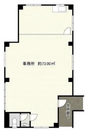 玉井住宅ビルの基準階図面