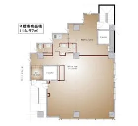 WIND EBISU ⅲビルの基準階図面