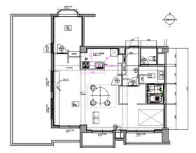 ダイヤモンドマンションビルの基準階図面