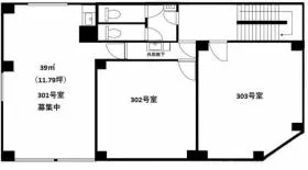 ラパンビルディングⅠビルの基準階図面
