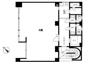 MYS銀座ビルの基準階図面
