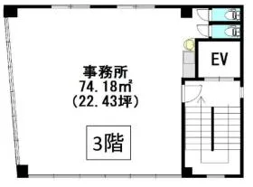 スギタビルの基準階図面