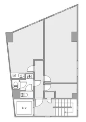 TSビルの基準階図面