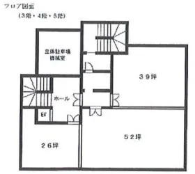 大立ビルの基準階図面