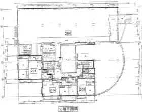 リエール市ヶ谷の基準階図面