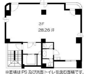寿豊ビルの基準階図面