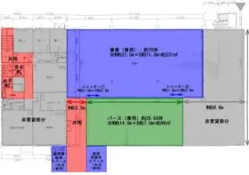 千葉市美浜区新港55ビルの基準階図面