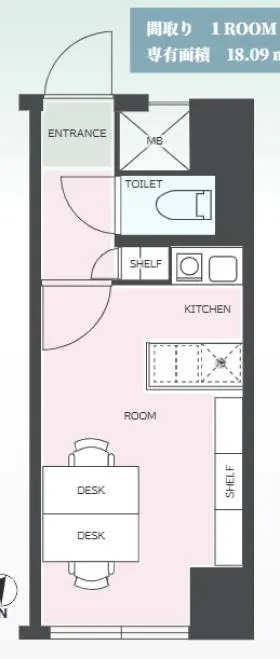 ライオンズマンション千葉県庁前第2ビルの基準階図面